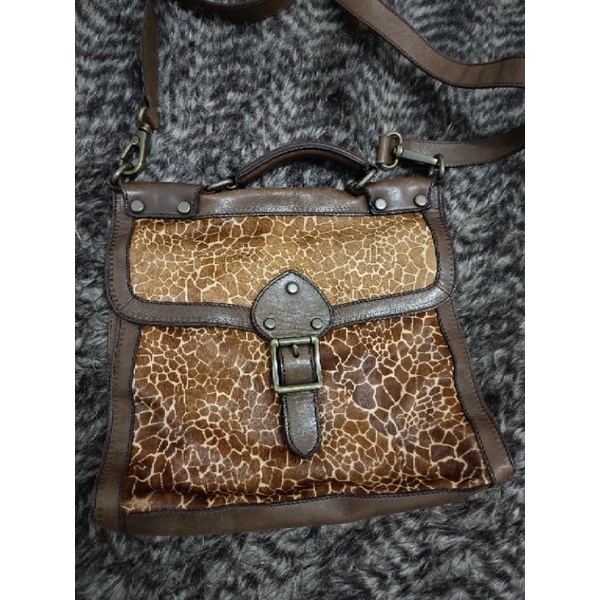 Tas FOSSIL VRV Giraffe Satchel, Tas FOSSIL Original