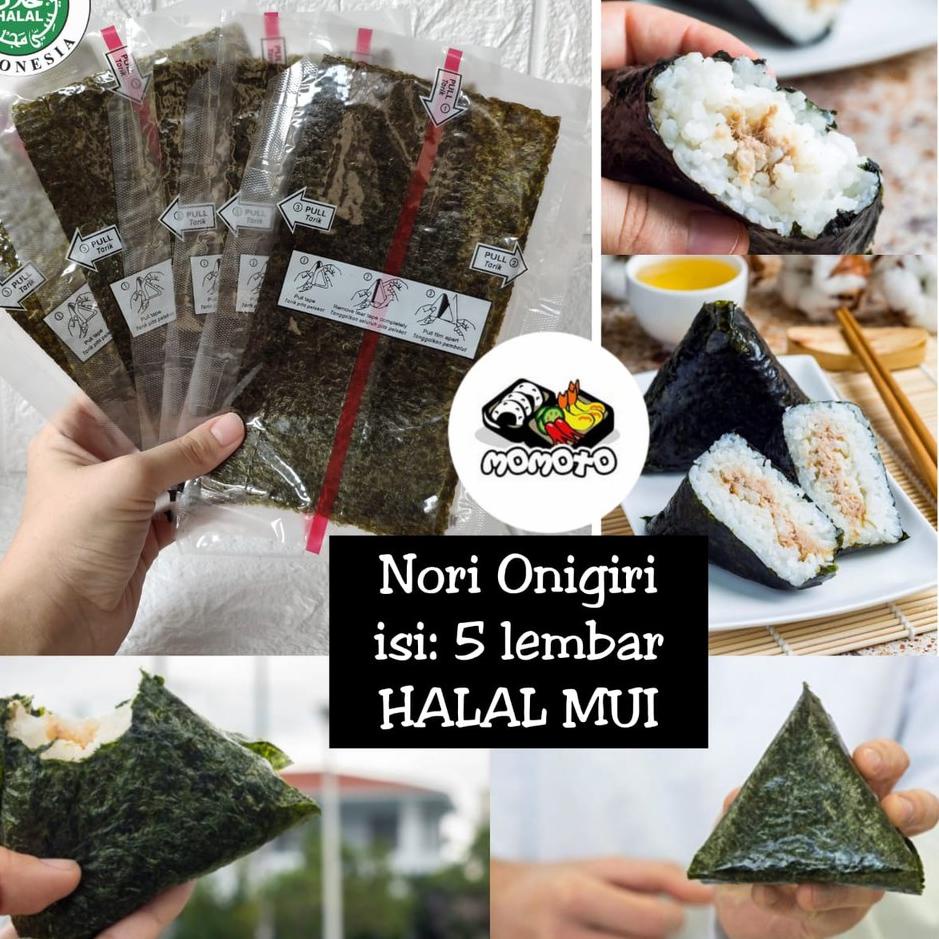 

←Terkini PZZ0W Nori Onigiri Wrapper Halal MUI 5 lembar / Rumput Laut Import untuk Nasi Kepal Triangle Sushi Nori 93 ←Laris