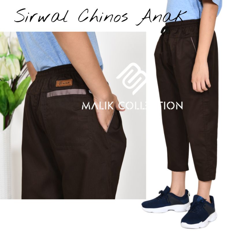 Celana Sirwal Chinos anak Remaja 4 - 18 tahun bahan drill Amerika Grade A unicorn laki laki