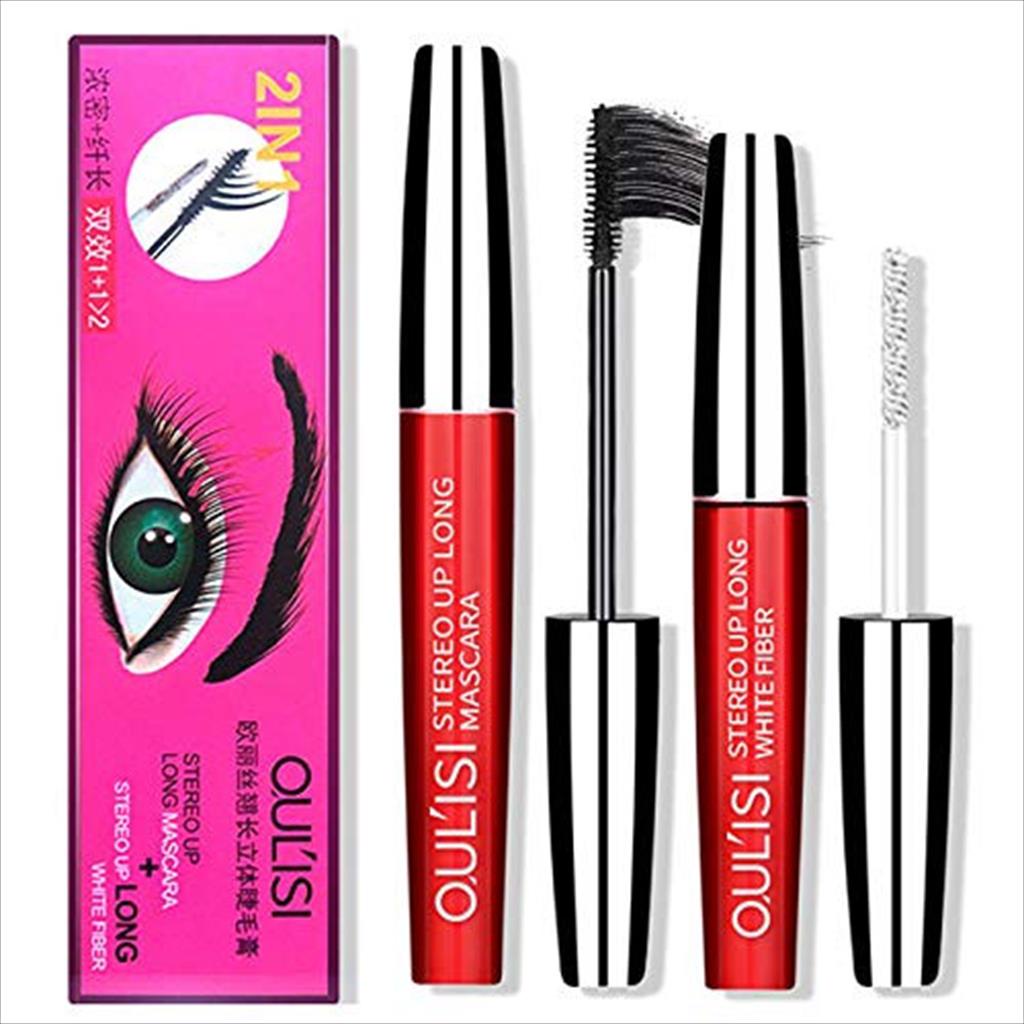 OULISI STEREO UP LONG MASCARA WITH WHITE FIBER / MASCARA WATERPROOF BY TOKOKUDC