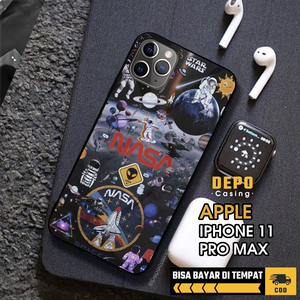 Case Iphone 11 Pro Max Case Hp Iphone 11 Pro Max Depo Casing [NASA] Premium Glossy Case Custom Case 