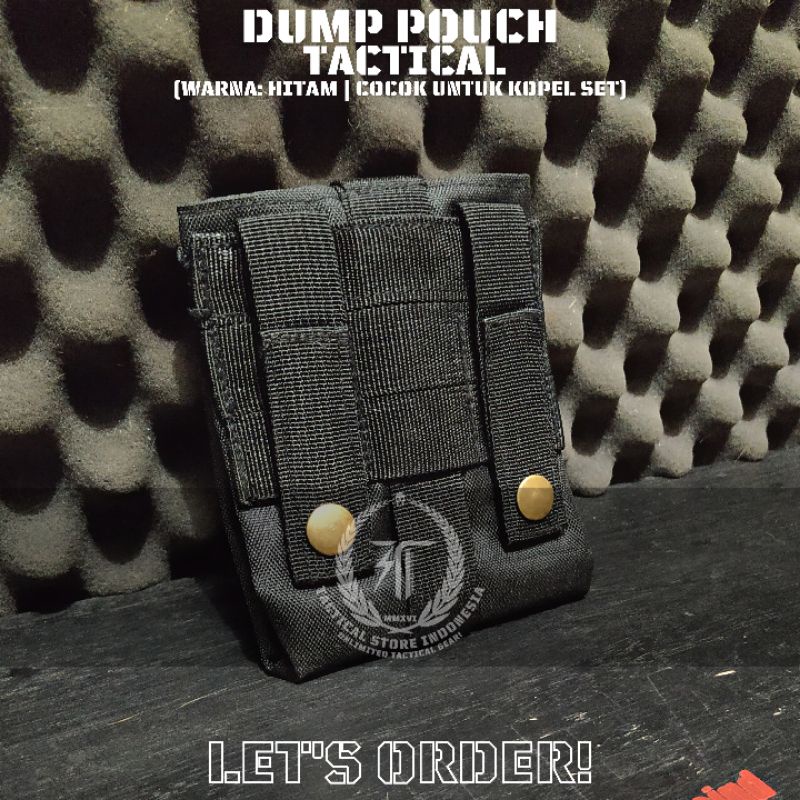 Dump Pouch Tactical - Cocok Untuk Kopel Set - TSI Series