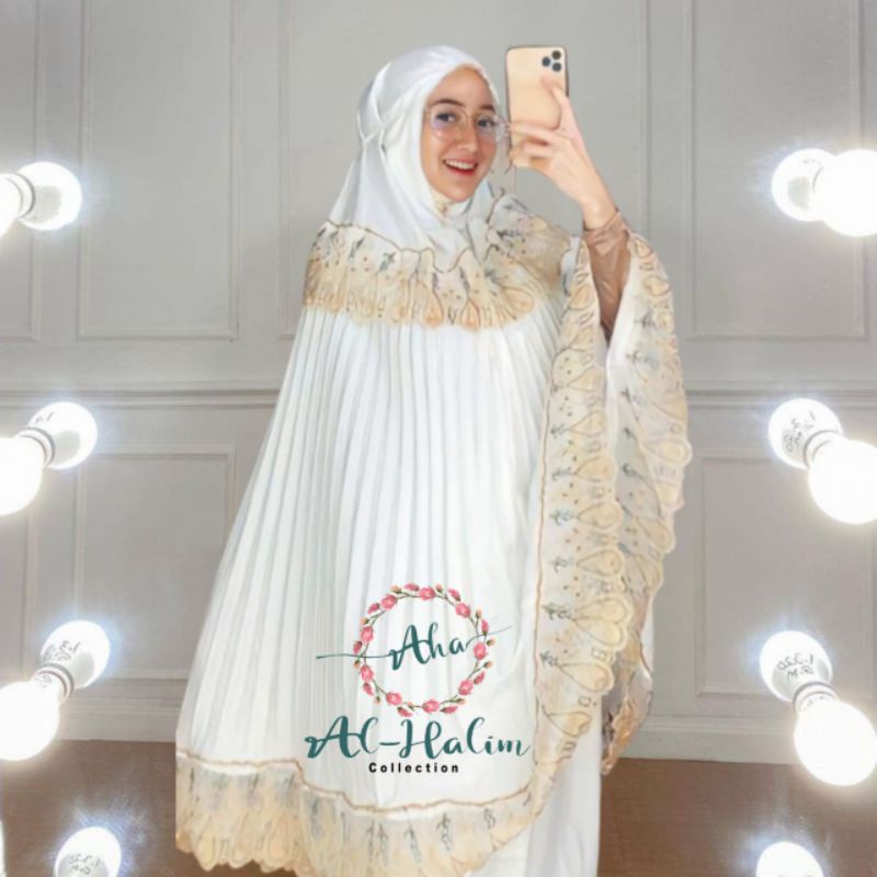 Mukenah dewasa Plisket jumbo katun premium Mukenah plisket jumbo