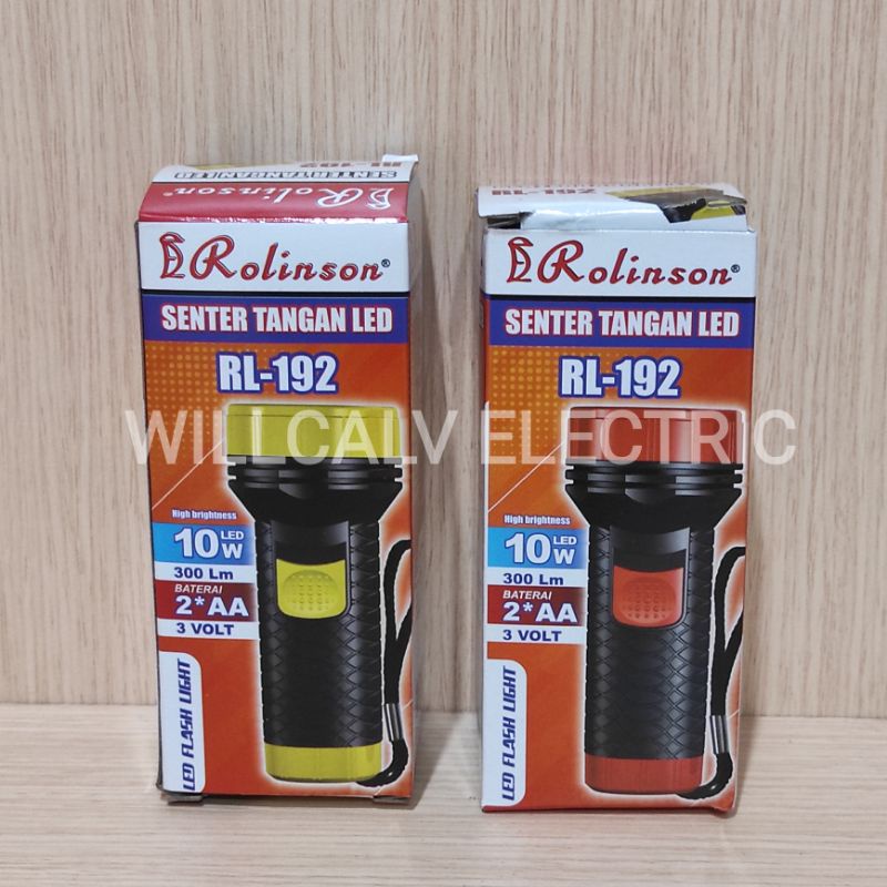 SENTER TANGAN ROLINSON RL-192 / SENTER TANGAN BATERAI MURAH LED ROLINSON RL-192