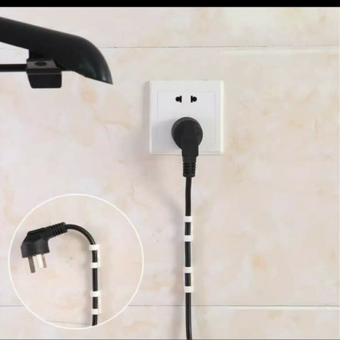 

Code416 Penjepit Kabel Perekat 3M Isi 20 Pcs