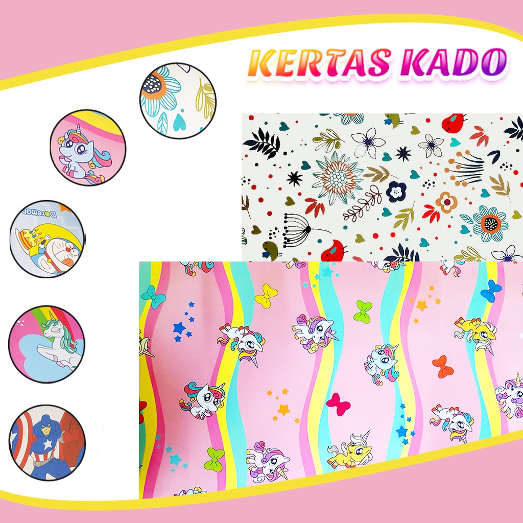 Kertas Kado Ulang Tahun Anak  Jumbo Motif 121470