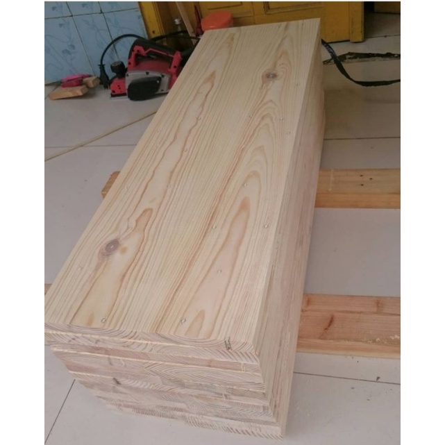 papan ambalan 100x30-35x2 papan sambung kayu jati belanda