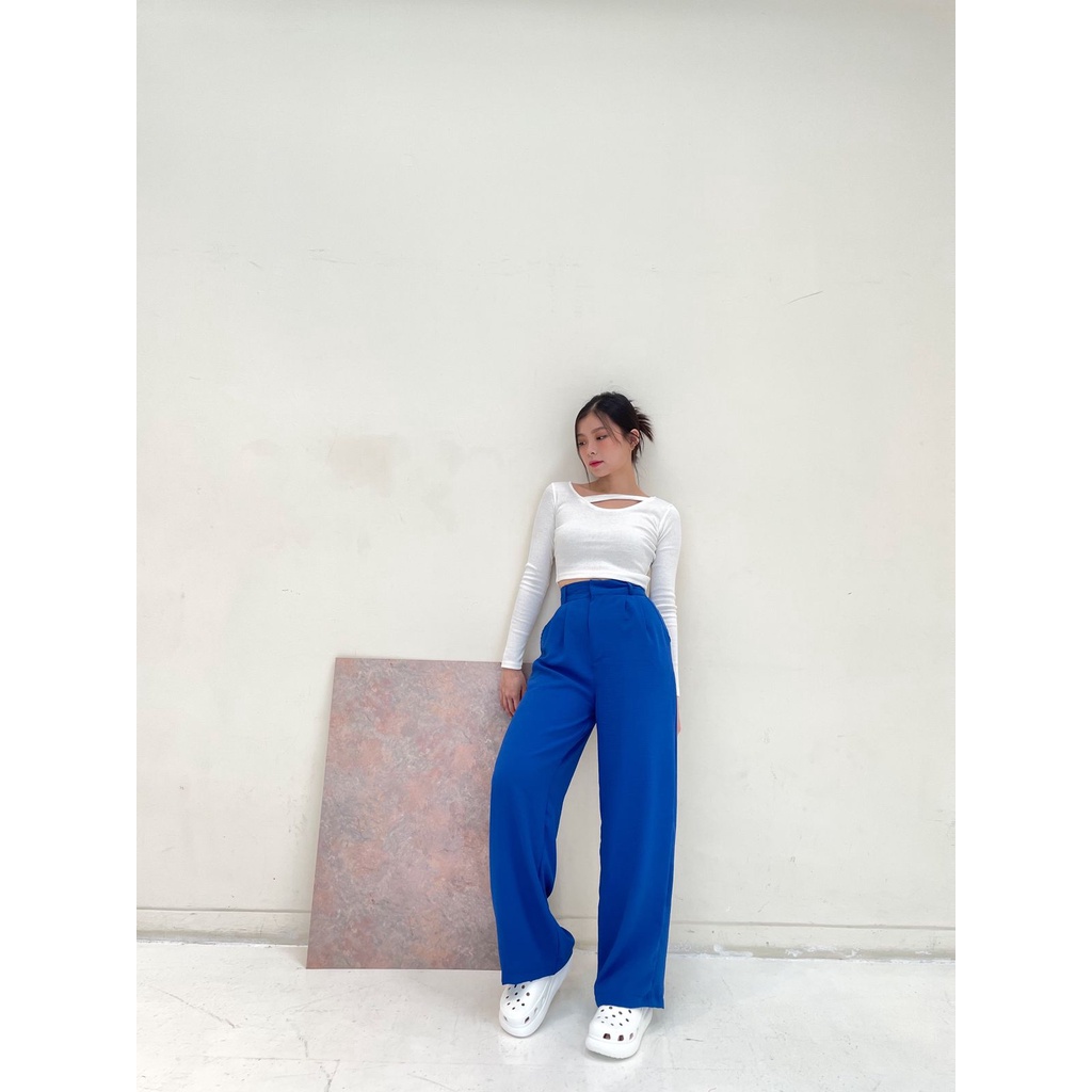POTTIE - Avery Cullotes Pants - Long Culottes High Waist