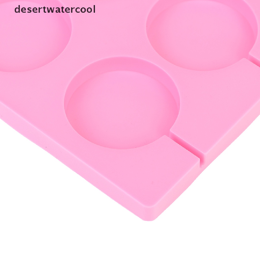 Deid Cetakan Permen Lolipop / Kue 8 Lubang Bentuk Bulat Besar Bahan Silikon