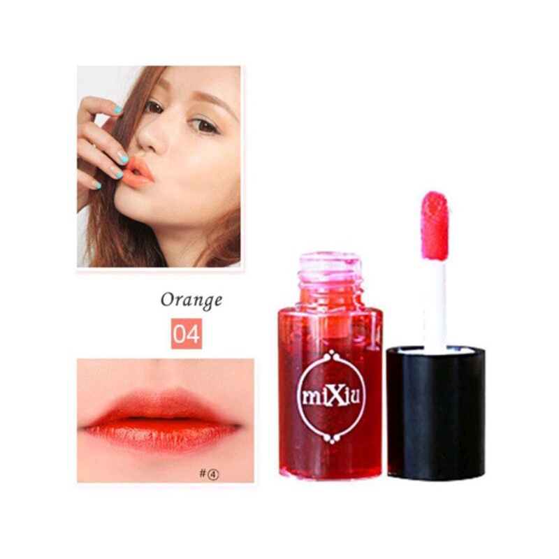 Mixiu Multifunction Waterproof Liquid Lipstick / Lip Tint Dyeing Liquid Lipgloss &amp; Blusher Waterproof Lip Gloss / Liptint / Liptint