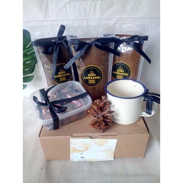 

Hampers kopi set murah / kado cowok / gift box murah / hadiah wisuda