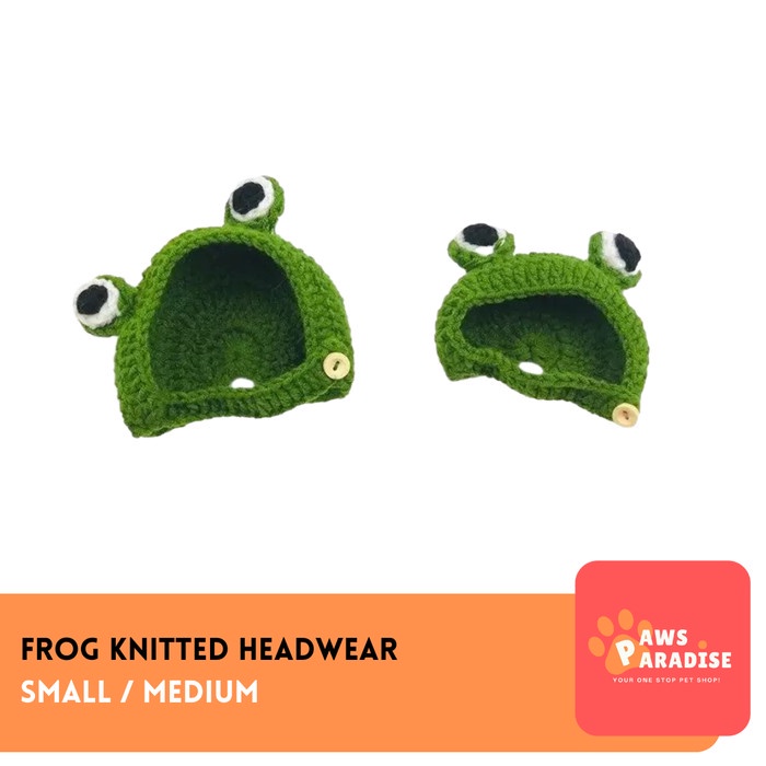 Kostum Kodok Lucu Anjing Kucing / Pet Frog Costume