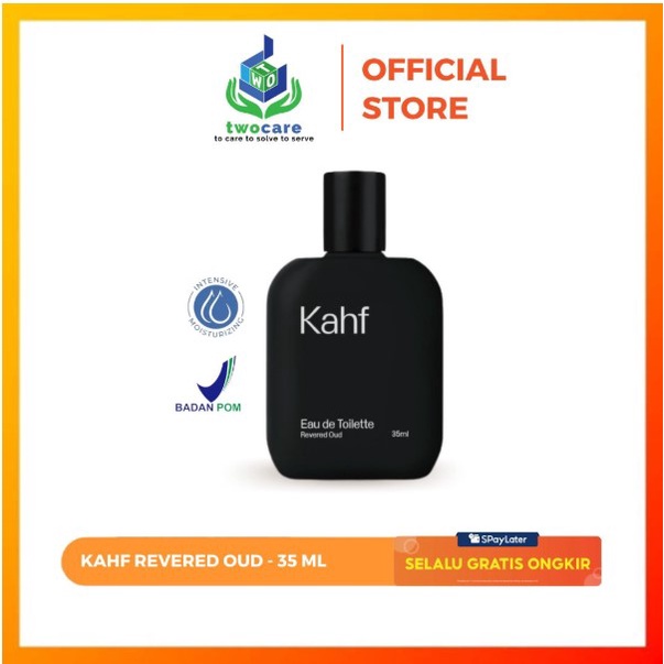 Kahf Revered Oud Eau De Toilette 35 ml - Parfum Pria Wangi Tahan Lama