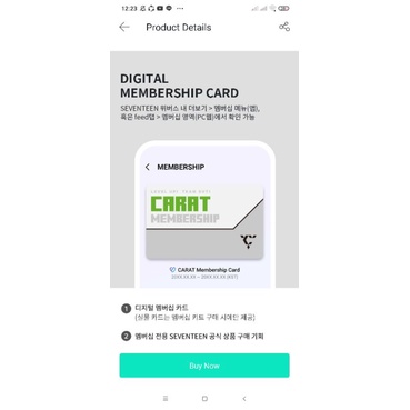 CARAT MEMBERSHIP WEVERSE