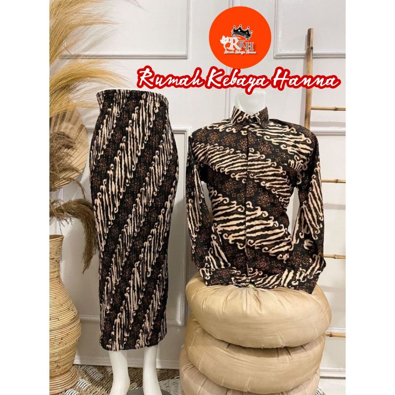 BATIK COUPLE BATIK COUPLE PREMIUM BATIK COUPLE DENGAN ROK BATIK BATIK COUPLE ROK PLISKET