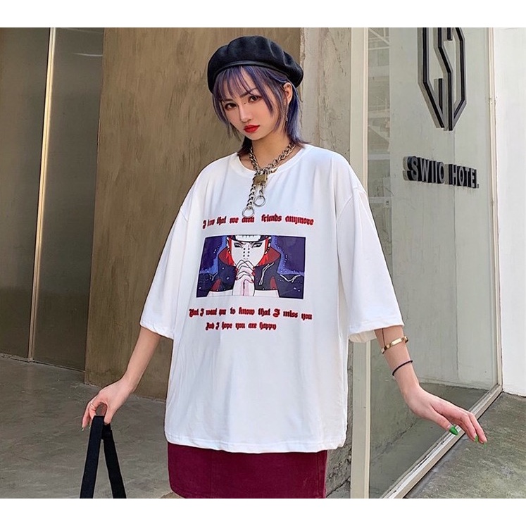 BRIGO Kaos Oversize Naruto Help anime II Kaos Jumbo Size Pria &amp; Wanita II Kaos Oversize Print DTF