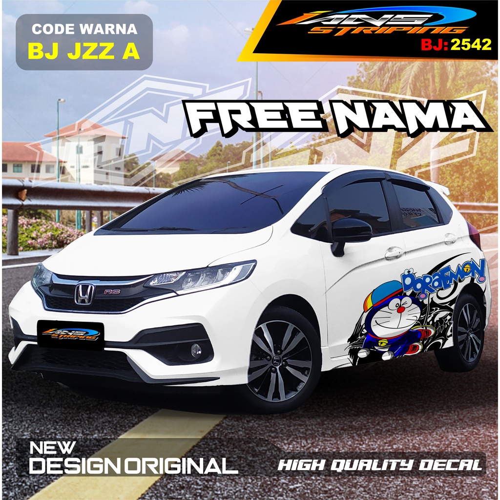 STICKER HONDA JAZZ / STICKER DECAL MOBIL JAZZ / DECAL STICKER MOBIL HONDA JAZZ , BRIO / STICKERMOBIL