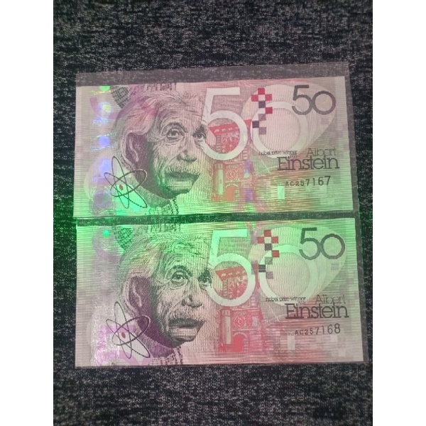 Test note albert einstein UNC