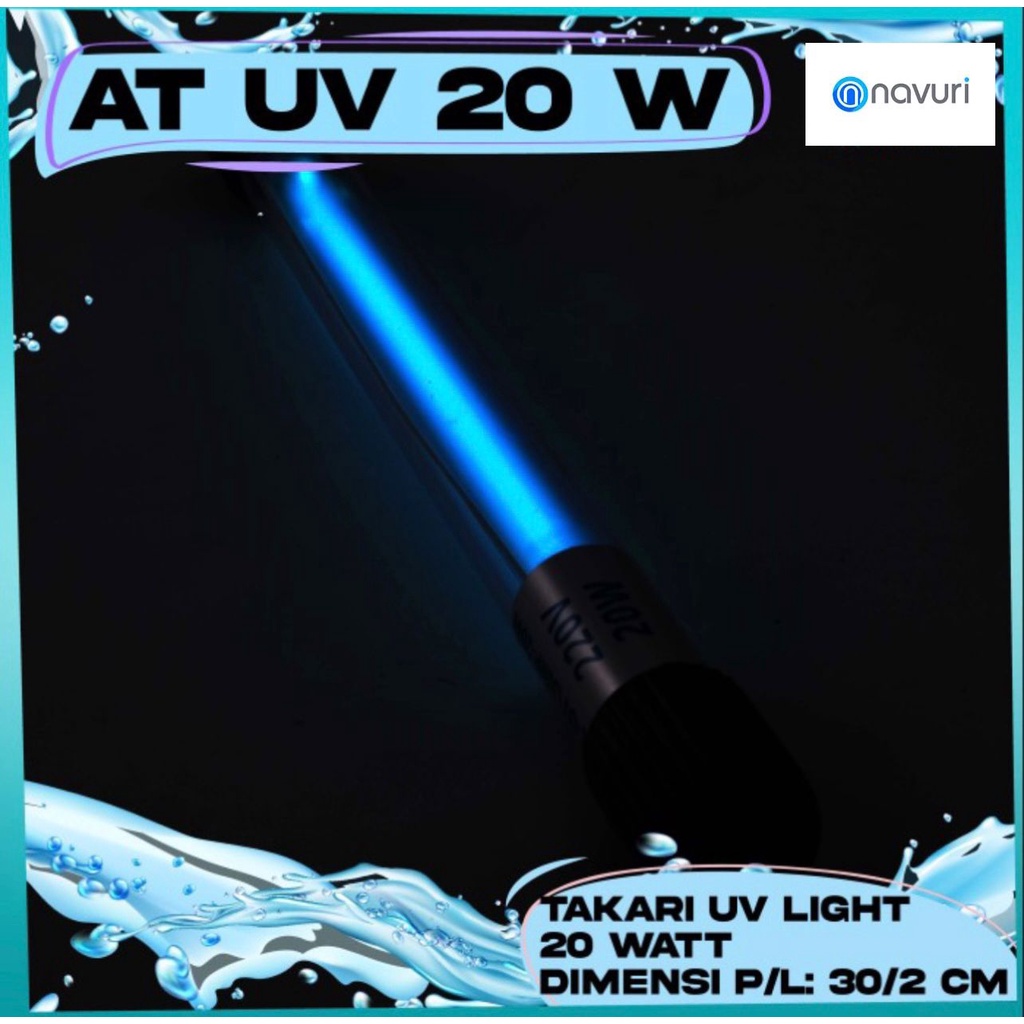 Jual Lampu Uv Ultraviolet Aquarium Takari Watt Aquascape Pembasmi