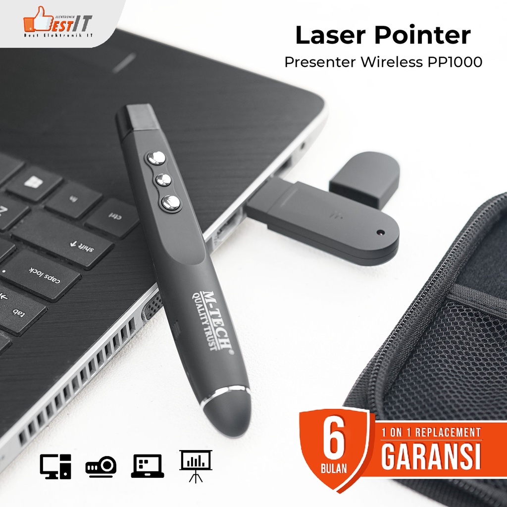 Laser Pointer Wireless  PP1000 Alat Presentasi Wireless