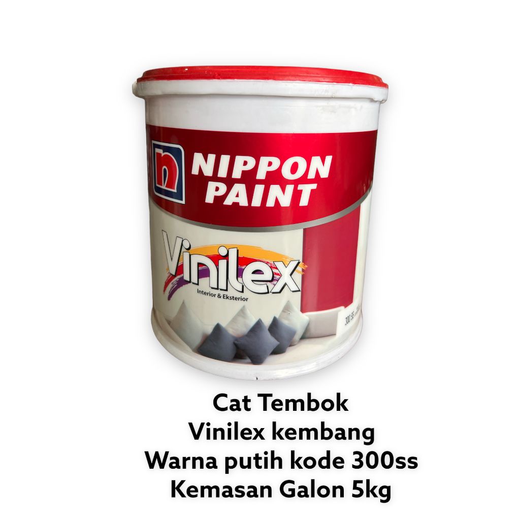 Jual Db Cat Vinilex Putih Ss Galon Kg Cat Tembok Vinilex Nippon Paint Shopee Indonesia