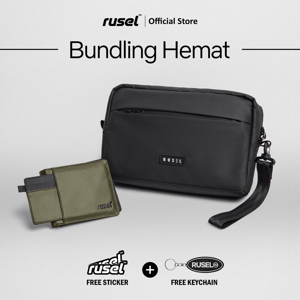 HEYRUS RUSEL I Bundling Handbag Aruna dan Wallet Hiro