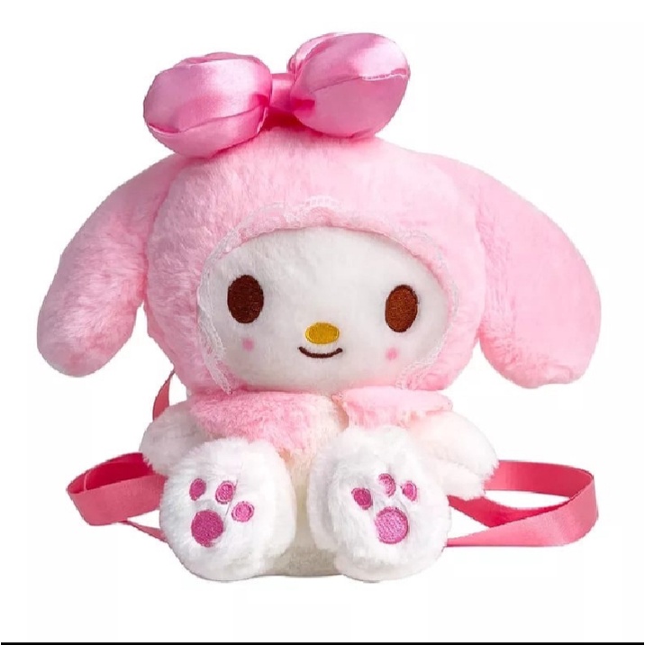 Ransel anak boneka Melody tas ransel anak bulu boneka tas ransel kelinci nackpack anak TK SD Paud ta
