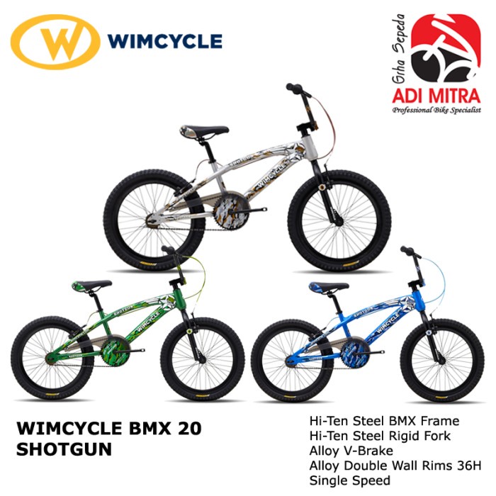 Wimcycle Shotgun Sepeda BMX Anak [20 Inch]