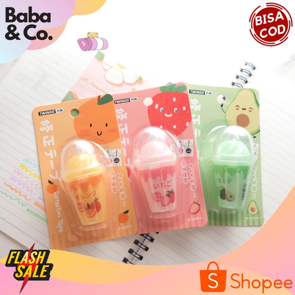 

TIP EX ES KRIM CONE CORRECTION TAPE ICE CREAM CONE CUTE TIP-EX LUCU LABEL KERTAS MURAH ALAT TULIS SEKOLAH ALAT TULIS KANTOR ATK MURAH BISA COD