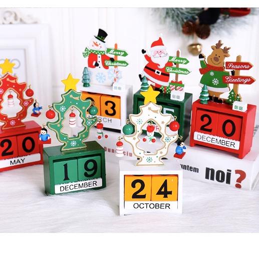 

Promo 정 MOTIF NATAL Kalender Unik bahan kayu tanpa batas kado hadiah christmas