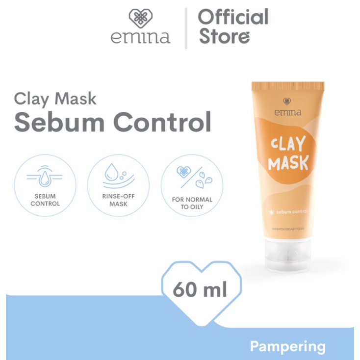 Girlsneed77 Emina Clay Mask 60 ml - Masker Wajah