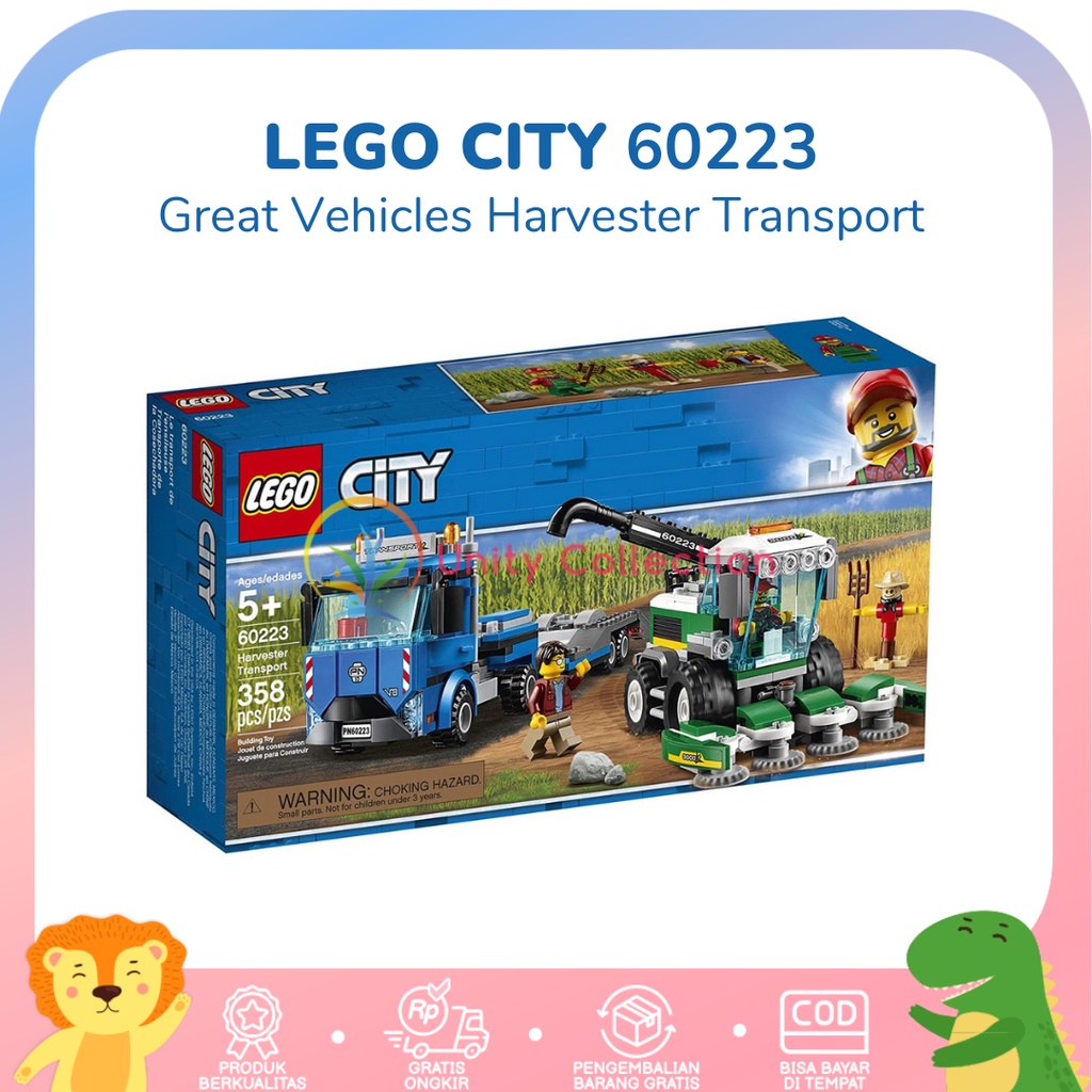 LEGO City Great Vehicles Harvester Transport 60223