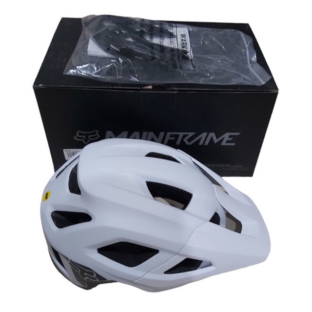 HELM SEPEDA FOX MAINFRAME MIPS HELMET MTB ENDURO DOWNHILL WHITE