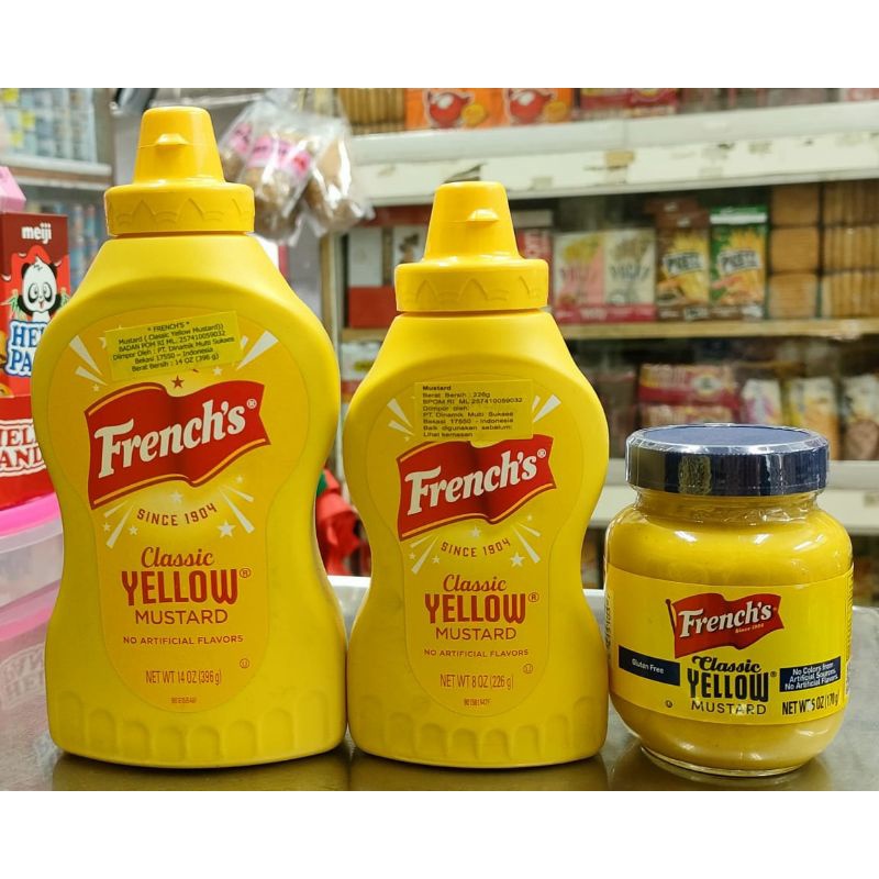 

French's Classic yellow mustard/396gr/226gr/170gr