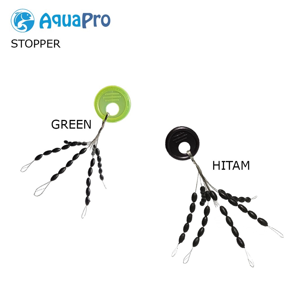 Aquapro Stopper Batang Float Orca Pancing Warna Hitam Alat Pancing Ukuran SS S M L XL Penangkap Ikan BL01