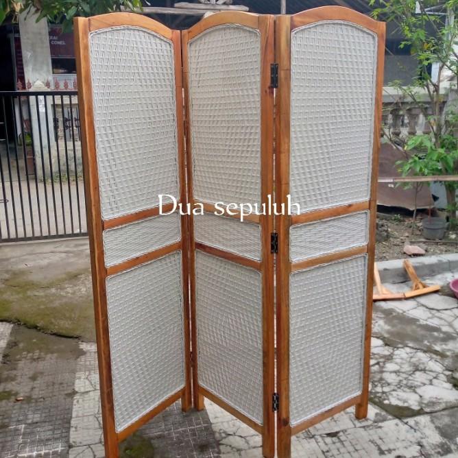 Sketsel Rotan/ Partisi Pembatas Ruangan Minimalis