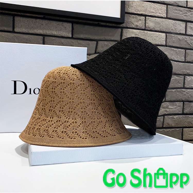 Topi Wanita Bucket Hat Dewasa Rajut Import Korean Style Terbaru - Topi Pantai Kekinian CP07