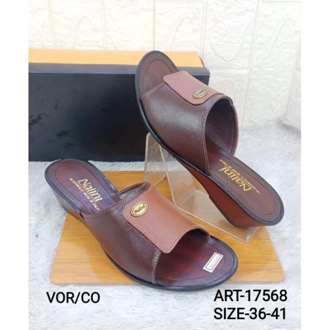 Sandal kulit asli wanita nalini 17568