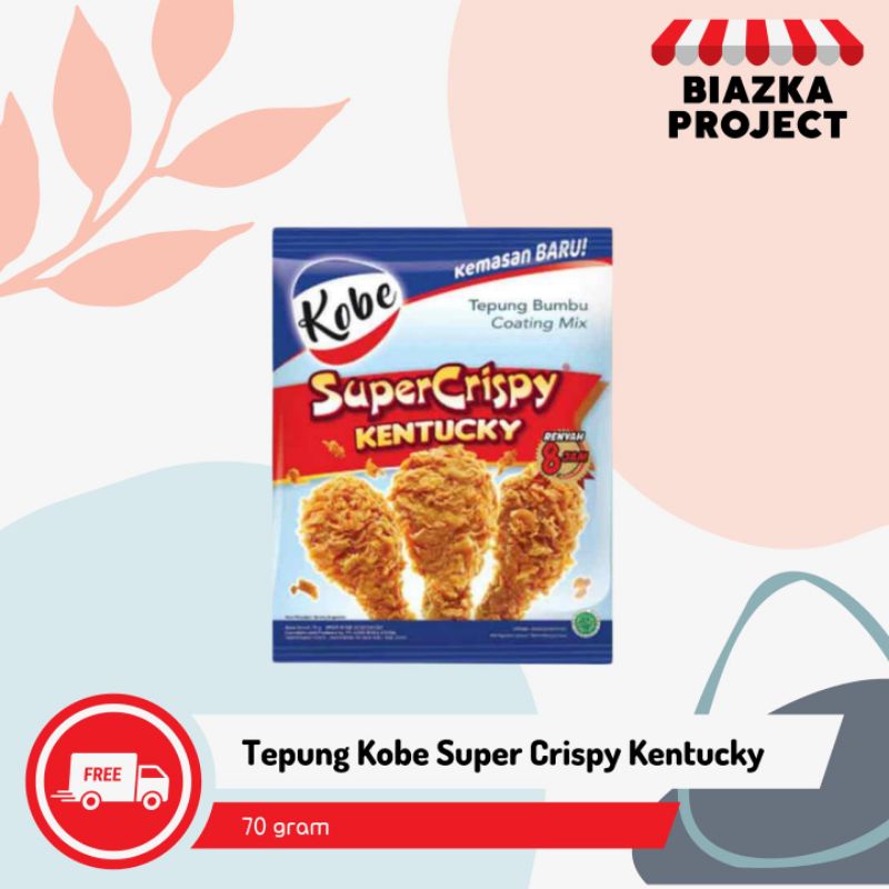 

TEPUNG BUMBU KOBE SUPER CRISPU KENTUCKY 70 GRAM