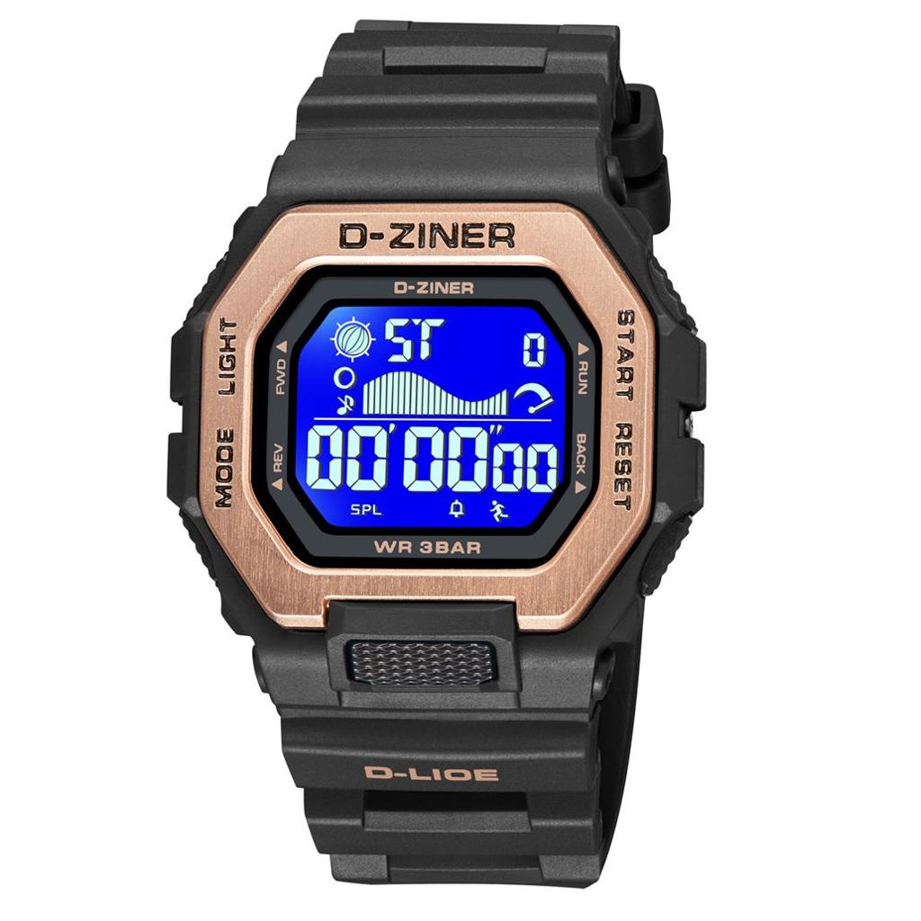 JAM TANGAN PRIA DZINER 8318 D-ZINER 8318 ORIGINAL ANTI AIR FREE BOX