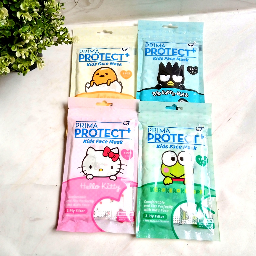 Protect Kids Face Mask isi 5pcs 3Play (Masker Anak)