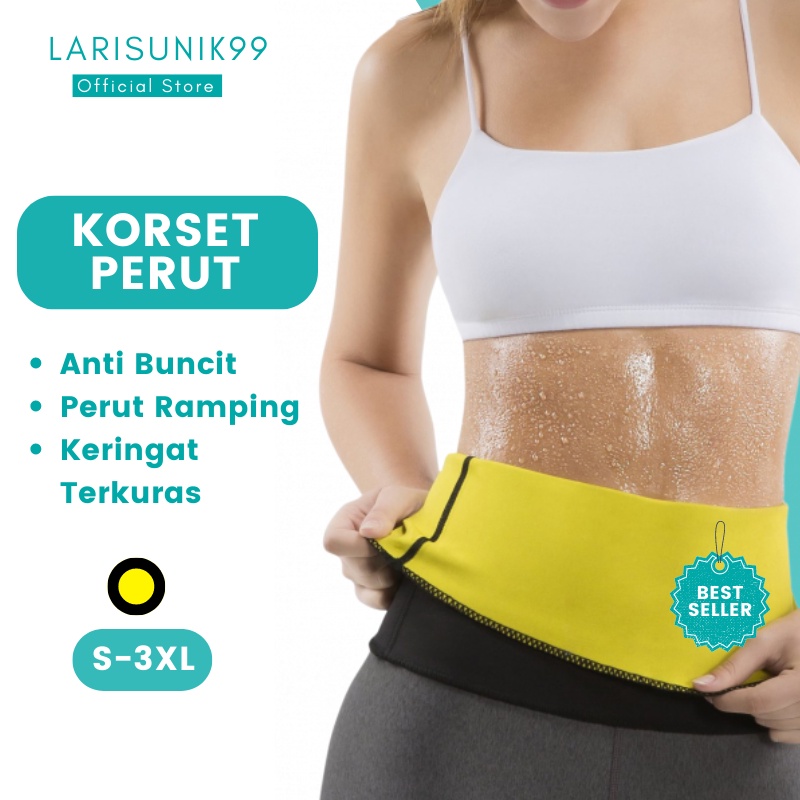 Korset Neotex Pembakar Lemak Pelangsing Perut Hot Sharper Slim Waist Korset Peramping Perut