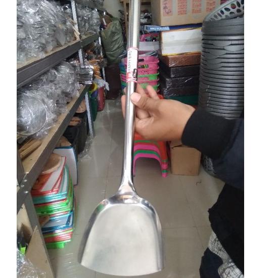 Kejutan disini--SPATULA JUMBO/ SUTIL STAINLESS BESAR/ KODEK BESI TEBAL