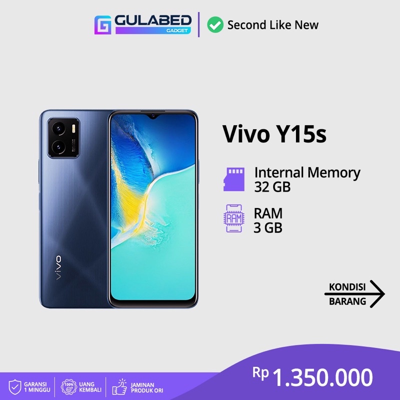 HP VIVO Y15S RAM 3/32GB