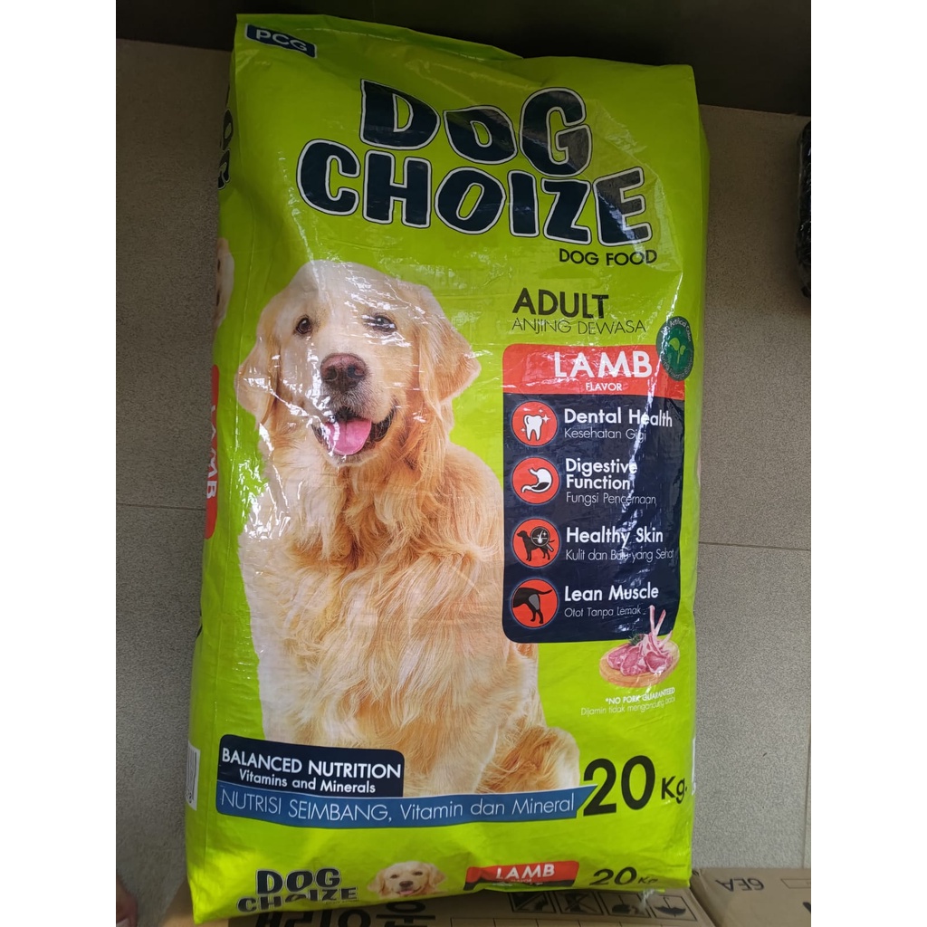 Dog Choize Lamb Adult Dog Food Freshpack 20kg