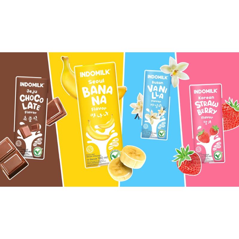 

Indomilk UHT korean milk 180ml