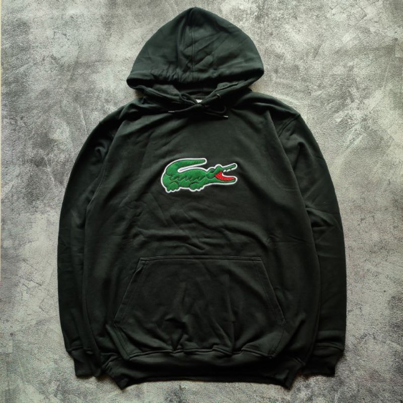 HOODIE LACOSTE BOX LOGO FULL TAG