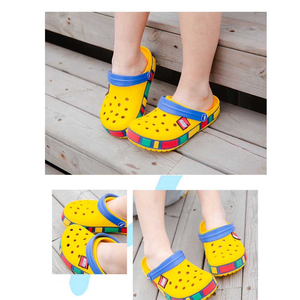 Crocs Sendal Anak Lego Kids Dan Junior /Crocs Sendal Karet Empuk Anti Air