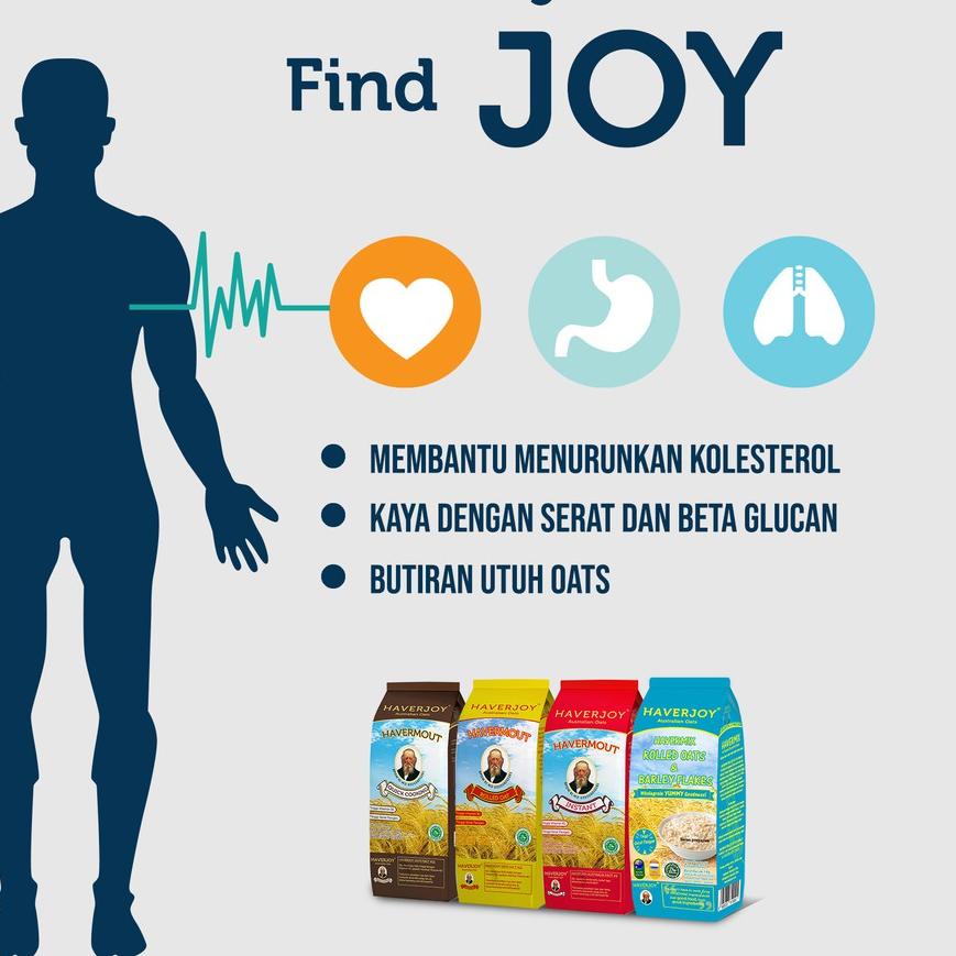 

✨TERBARU✨ Haverjoy Weekly Pack Instant Oats 1kg - 2 Pcs !!