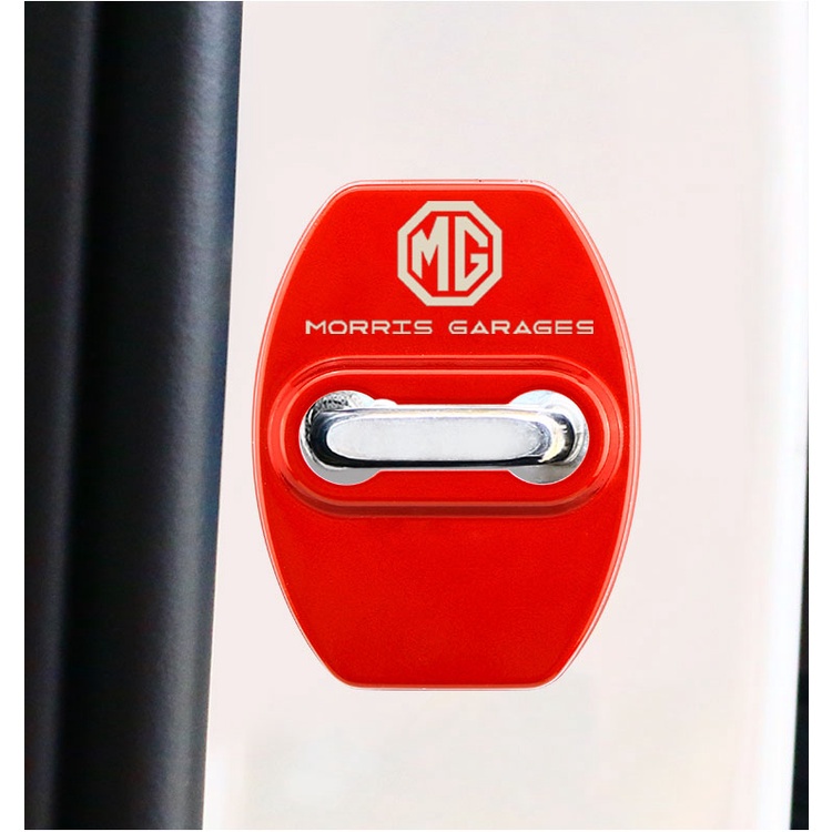 4pcs Stiker Emblem Kunci Pintu Mobil Bahan Stainless Steel Untuk ZS GS HS EZS MG5 MG GT MG6 MG7